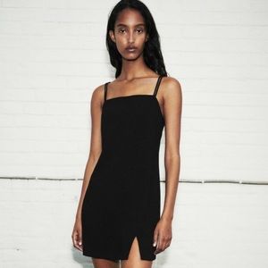 NWT Zara black mini dress